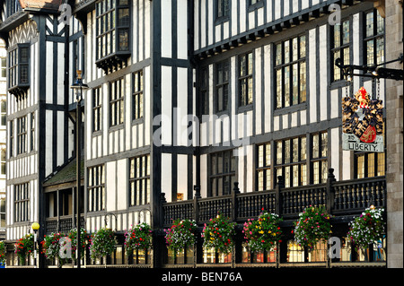 LONDON, UK - OCTOBER 10, 2009: Front facade of the Liberty Store in the West End Stock Photo