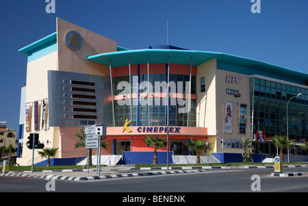 K cineplex modern entertainment complex including cinema and restaurant in kamares larnaca republic of cyprus Stock Photo