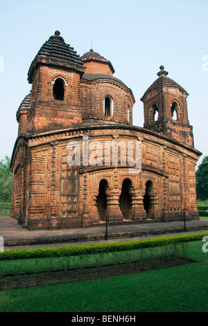 Shyam Rai Temple Terracotta temples Bishnupur ,Bankura district West Bengal India Stock Photo