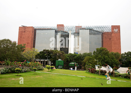 The towering Jeevan Bharati Bhawan in Connaught Place is a splendid creation in glass stone and metal. The building came up in Stock Photo