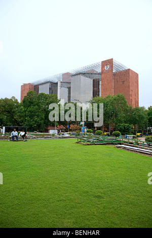 The towering Jeevan Bharati Bhawan in Connaught Place is a splendid creation in glass stone and metal. The building came up in Stock Photo