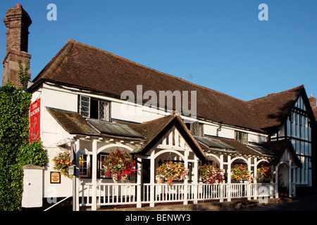 View of The Anchor public house in Hartfield Stock Photo