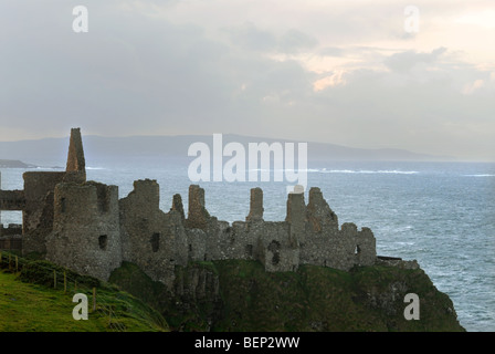 Dunluce Castle, County Antrim, Northern Ireland, UK. Stock Photo