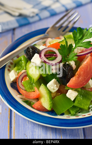 Greek salad Greece Food Stock Photo