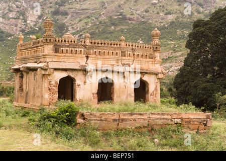 The Tipu Sultan Mosque close to the Nandi Hills in Karnataka, India. This is where Tipu Sultan prayed, say historians. Stock Photo