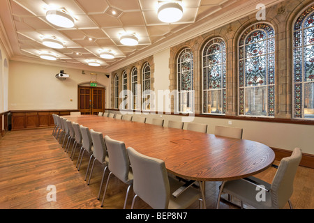 Restored boardroom interior at the Natural History Museum in London.