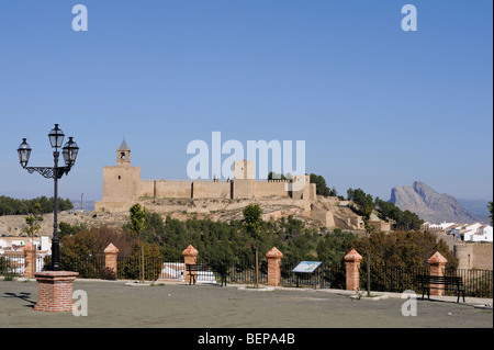 Antequera Malaga Province Andalucia Spain La Alcazaba de Antequera Moorish Castle Stock Photo