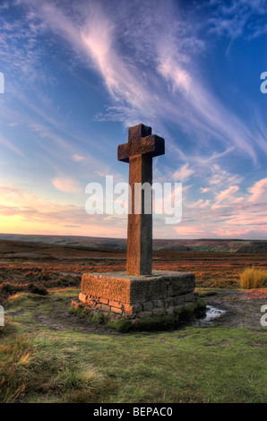 Ana Cross, North York Moors Stock Photo