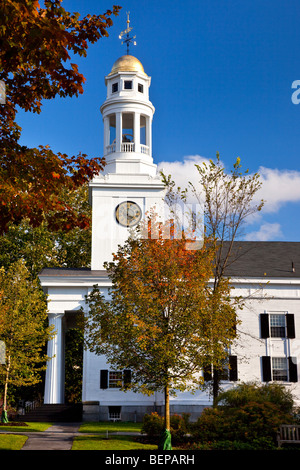 First Parish Church - members included Henry David Thoreau and Ralph Waldo Emerson, Concord Massachusetts USA Stock Photo