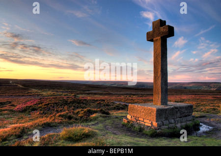 Ana Cross, North York Moors Stock Photo