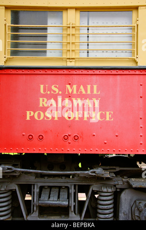 U.S. Mail railway post office Stock Photo