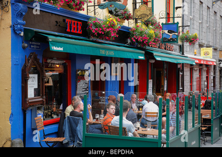 the pub the Quays in Galway, Ireland Stock Photo