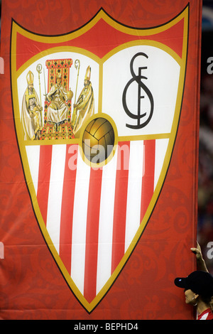 Coat of arms FC Sevilla, Sevilla, football club from Spain Stock Photo -  Alamy