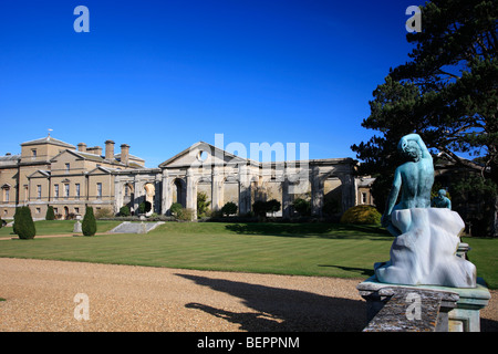 Holkham Hall Stately Home of Lord Leicester Holkham village North Norfolk Coast England UK Stock Photo