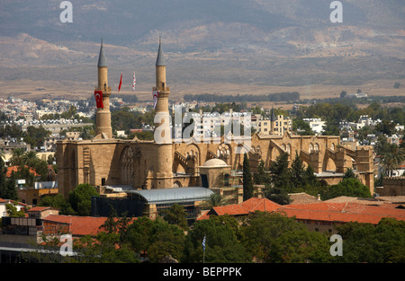 selimiye mosque formerly st sophia cathedral in northern turkish controlled nicosia in nicosia lefkosia republic of cyprus Stock Photo