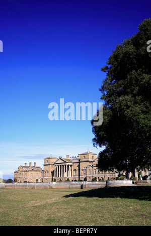 Holkham Hall Stately Home of Lord Leicester Holkham village North Norfolk Coast England UK Stock Photo