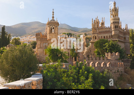 Castillo Monumento Colomares. Colomares Castle at Benalmadena-Pueblo ...