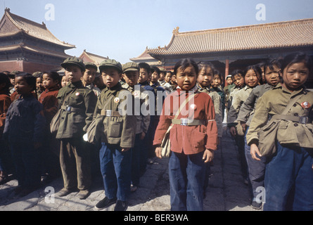 Historical image of China during the Cultural Revolution Stock Photo