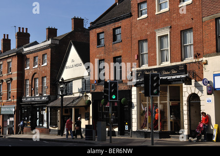 Market Street, Ashby de la Zouch, Leicestershire, England, UK Stock Photo