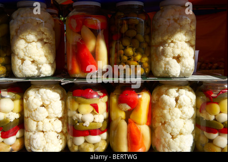 Pickled vegetables - Hungarian Stock Photo
