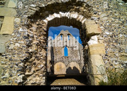 The ruins of Boxgrove Priory, a small priory built in Sussex near Chichester UK Stock Photo