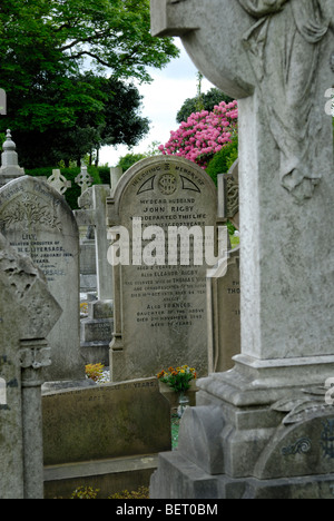 Eleanor Rigby Gravestone at St Peter's church Woolton Liverpool Stock Photo