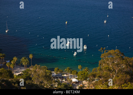 AVALON, CA, USA - Descanso Beach and Pacific Ocean, Santa Catalina Island Stock Photo