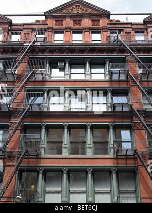Cast-Iron Architecture, SoHo, New York Stock Photo