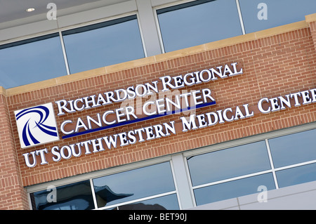 Richardson Regional Cancer Center, Texas Stock Photo