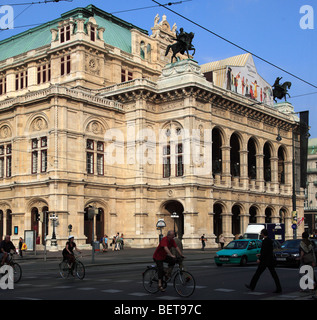Austria, Vienna, Opera house, Staatsoper Stock Photo