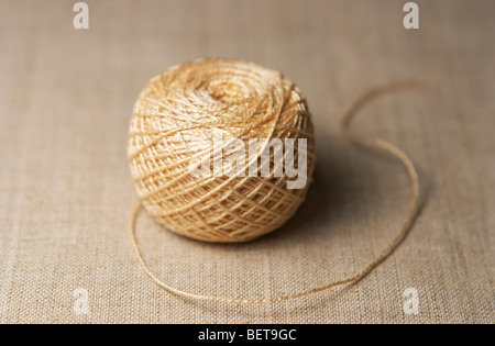 Closeup of clew on canvas Stock Photo