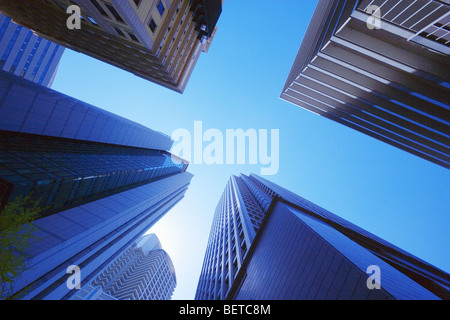 Skyscrapers in Umeda, Osaka, Japan Stock Photo