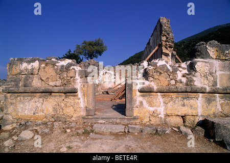 Greece, Ionian Islands, Kefalonia, monastery of Aghii Panendes near Sami Stock Photo
