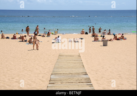 Playa de Las Teresitas, Canary Island Tenerife, Spain Stock Photo