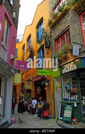 Cafe, Neal's Yard Covent Garden London England UK Stock Photo