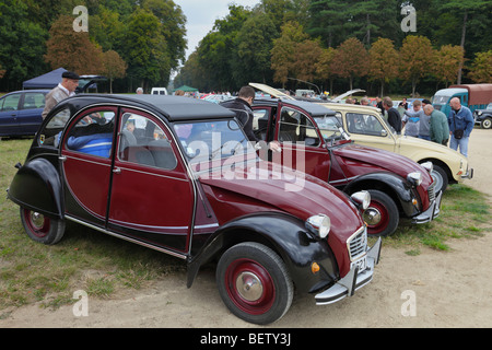 Vintage car show, Villers Cotterets,France Stock Photo