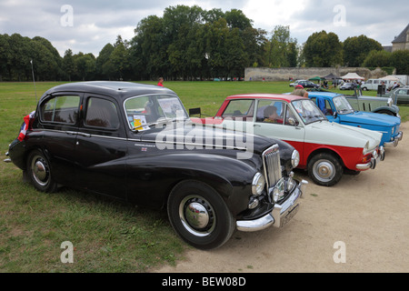 Vintage car show, Villers Cotterets,France Stock Photo