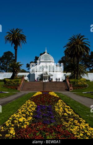 California: San Francisco. Conservatory of Flowers in Golden Gate Park. Photo copyright Lee Foster. Photo #: 23-casanf78874 Stock Photo