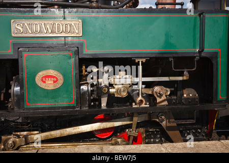 Engine 'Snowdon' at Clogwyn Station, Snowdon Mountain Railway, Eryri National Park (Snowdonia), Gwynedd, Wales. Stock Photo