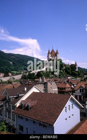 Thun Castle, Switzerland Stock Photo