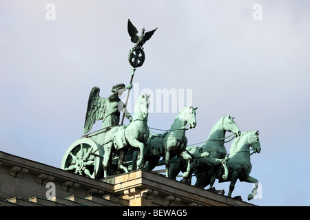 Quadriga of the Reichstag, Berlin, Germany Stock Photo