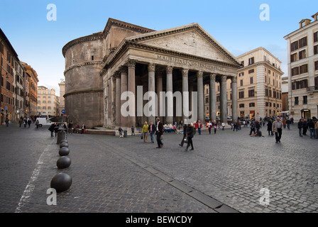 View over the Piazza della Rotonda to the Pantheon, Rome, Italy Stock Photo