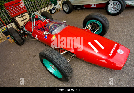 1964 Derrington Francis ATS GP in the paddock at Goodwood Revival meeting, Sussex, UK. Stock Photo