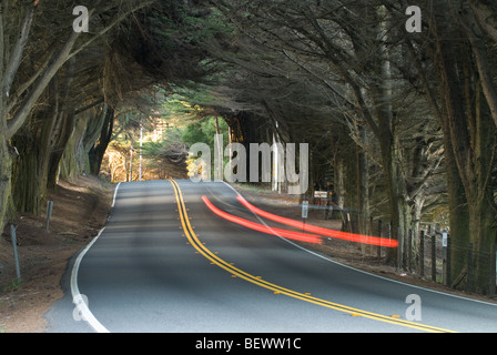 California 1 near Fort Bragg, California. Stock Photo