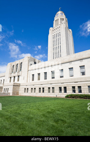 State Capitol of Nebraska in Lincoln. Stock Photo