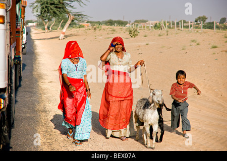 People's life around bikaner, Rajasthan, India. Stock Photo