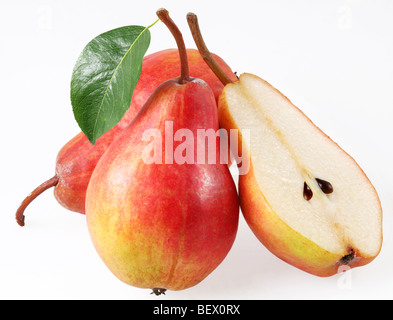 Pears on a white background Stock Photo