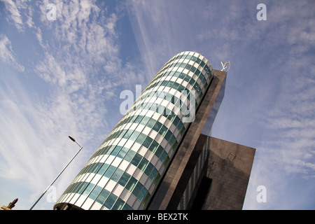 Modern office block, The Green Quarter, Cheetham Hill Road, Manchester, England, UK Stock Photo