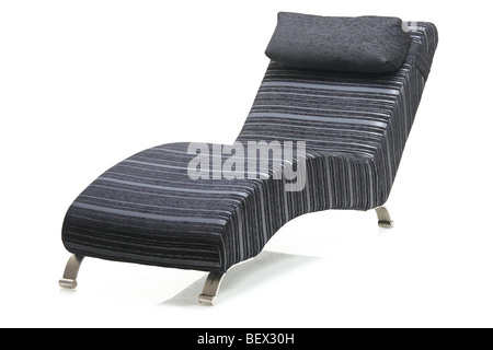 Black chair isolated on white background Stock Photo