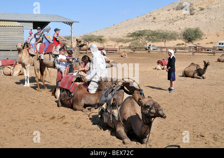 Israel, Negev Desert, Mamshit the Nabataean city of Memphis, re-enactment on the life in the Nabatean period Stock Photo